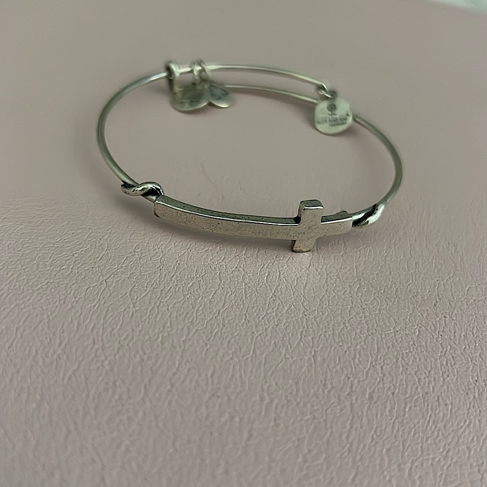 Alex and ani cross bracelet